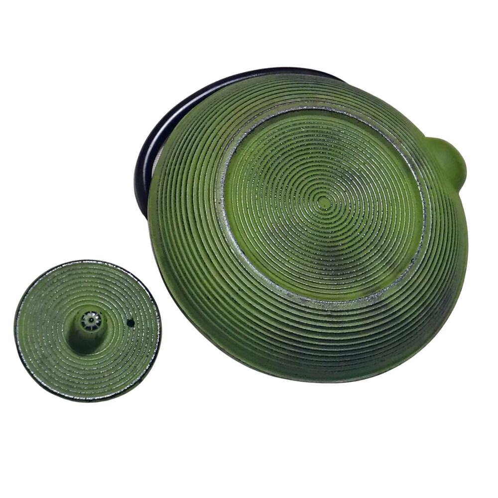 Dragonfly Teapot Green 770ml Low Profile Cast Iron Teapot Heavy Cast Iron - Picture 8 of 8